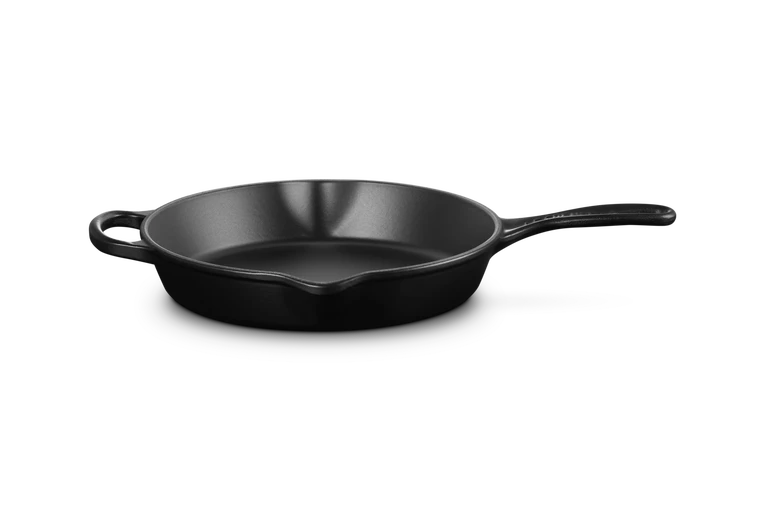 Le Creuset Gietijzer Ronde Hoge Skillet Mat Zwart 26CM Le Creuset Gietijzer Ronde Hoge Skillet Mat Zwart 26CM