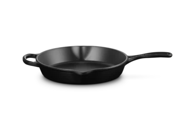 Le Creuset Gietijzer Ronde Hoge Skillet Mat Zwart 26CM