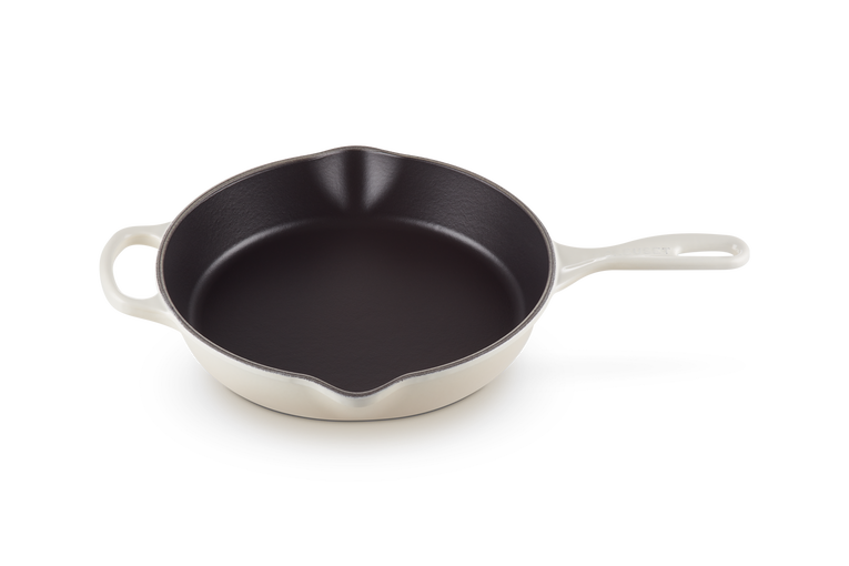 Le Creuset Gietijzer Ronde Hoge Skillet Meringue 26CM