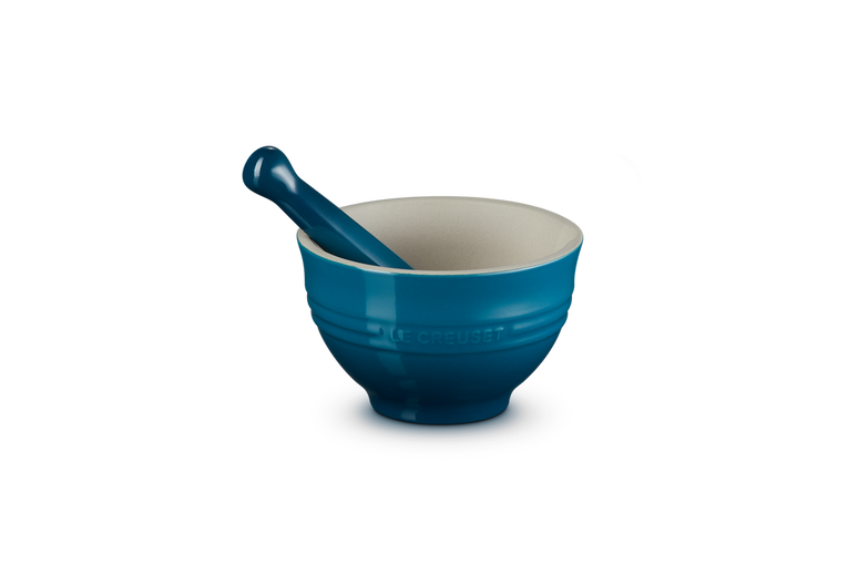 Le Creuset Aardewerken Vijzel Deep Teal 11,5CM 0,3L