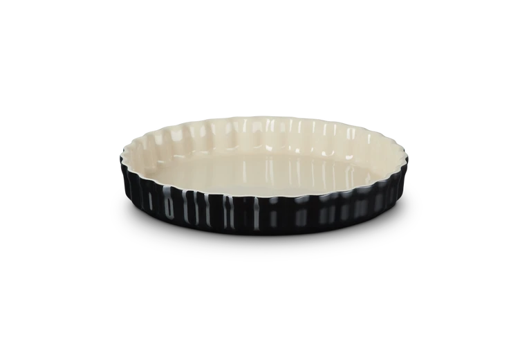 Le Creuset Aardewerken Taartvorm Ebbenzwart 28CM 2,1L