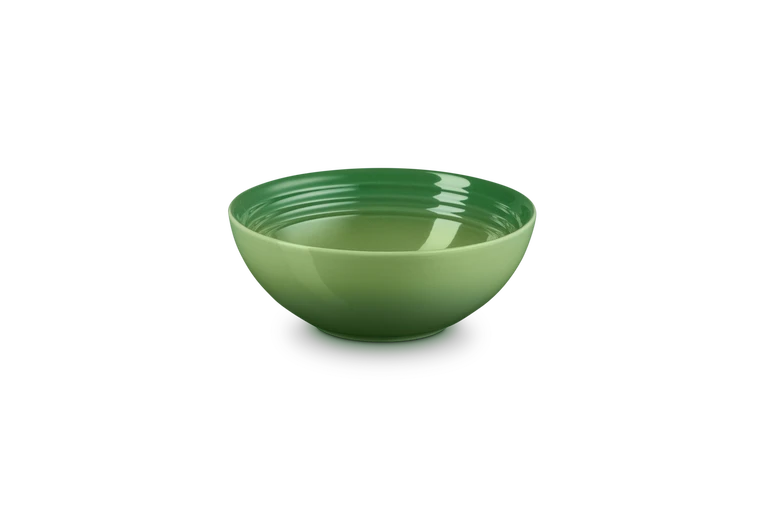 Le Creuset set van 4 Aardewerken Ontbijtkommen Bamboo Green 16CM 0,65L