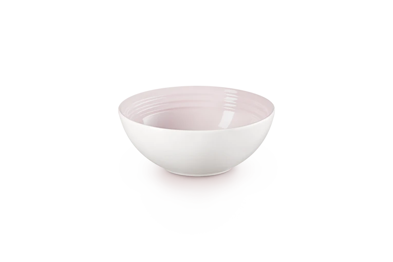 Le Creuset set van 4 Aardewerken Ontbijtkommen Shell Pink 16CM 0,65L