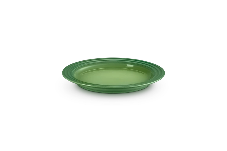 Le Creuset set van 4 Aardewerken Ontbijtborden Bamboo Green 22CM