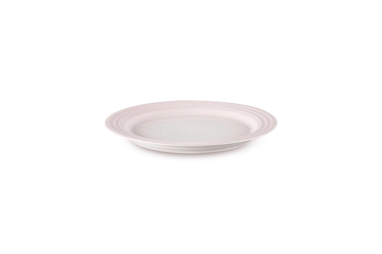 Le Creuset set van 4 Aardewerken Ontbijtborden Shell Pink 22CM