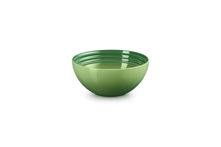 Le Creuset set van 4 Aardewerken Snackschaaltjes Bamboo Green 12CM