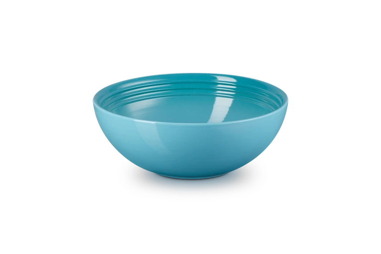 Le Creuset Aardewerken Saladeschaal Caribbean Blue 24CM 2,2L