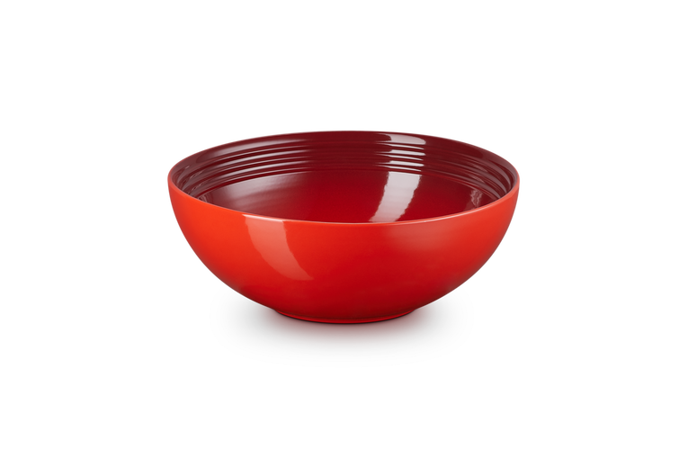 Le Creuset Aardewerken Saladeschaal Kersenrood 24CM 2,2L