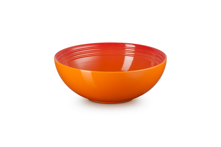 Le Creuset Aardewerken Saladeschaal Oranjerood 24CM 2,2L