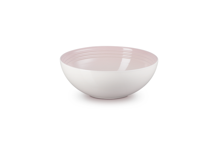 Le Creuset Aardewerken Saladeschaal Shell Pink 24CM 2,2L