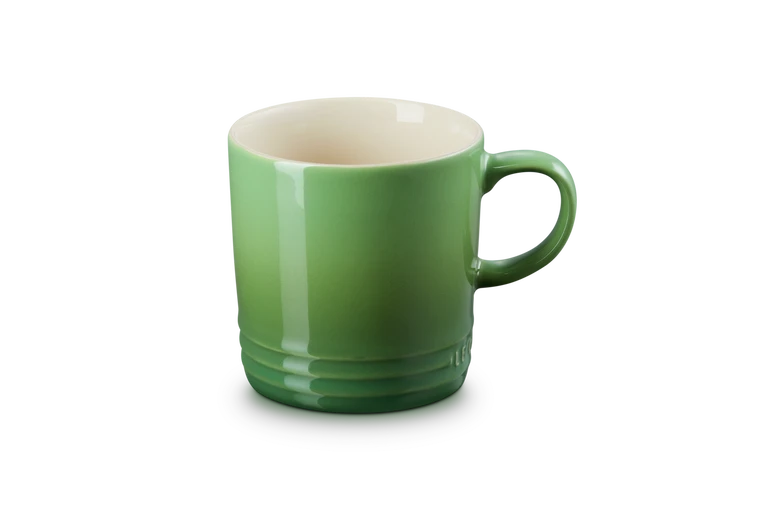 Le Creuset set van 4 Aardewerken Mokken Bamboo Green 350ML Le Creuset set van 4 Aardewerken Mokken Bamboo Green 350ML