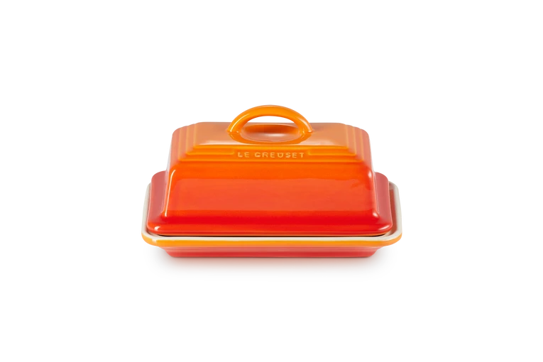 Le Creuset Aardewerken Botervloot Oranjerood 17CM