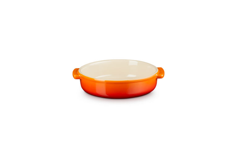 Le Creuset set van 2 Aardewerken Tapasschalen Oranjerood 14CM 0,45L