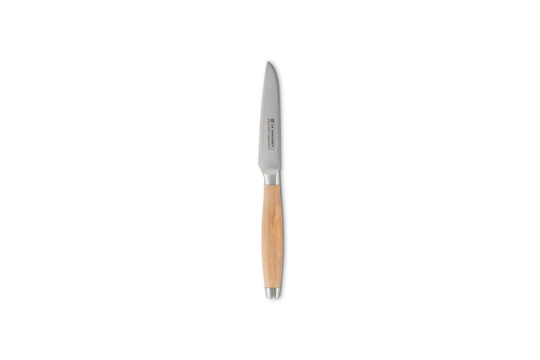 Le Creuset Schilmesje Olijfhout - Lemmet van Damast 9CM