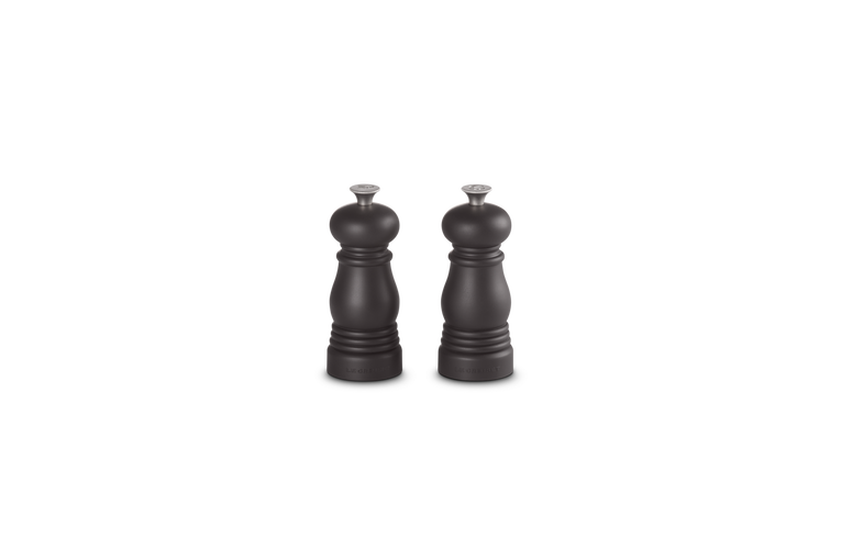 Le Creuset Set van Peper-en Zoutmolen Mat Zwart 12CM
