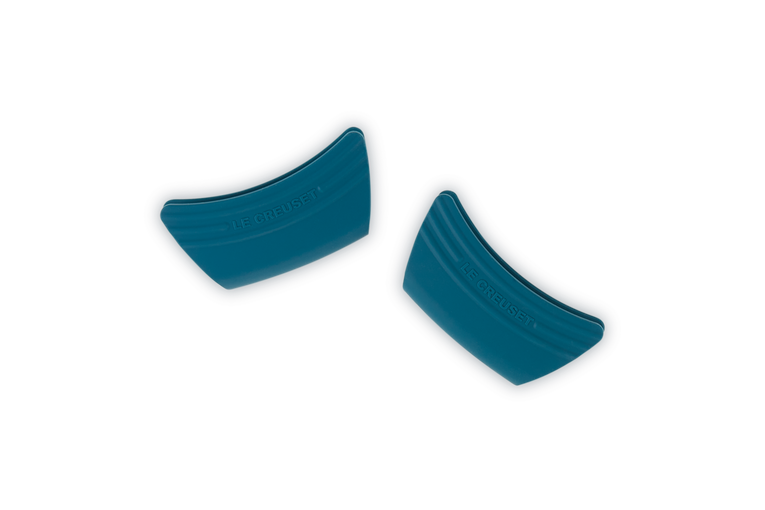 Le Creuset 2 Silicone Handvatten Deep Teal 12x6,5CM