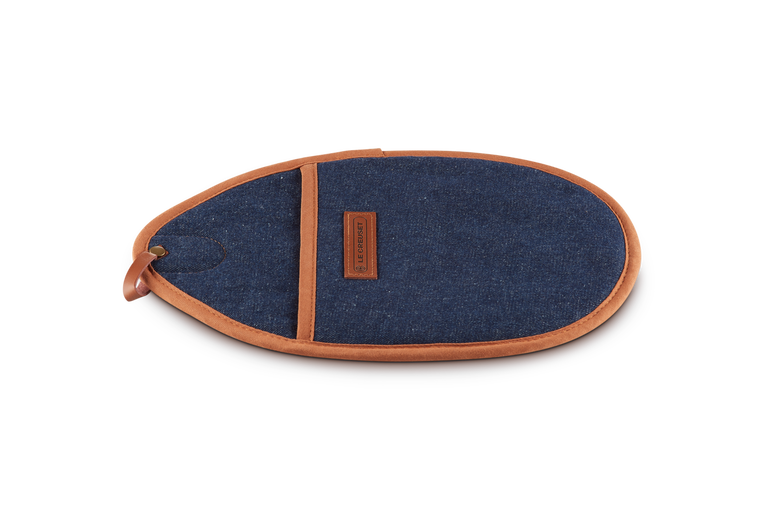 Le Creuset 2 Pannenlappen Denim 32x20CM