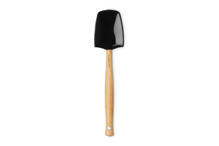 Le Creuset Silicone Premium Grote Lepelspatel Ebbenzwart