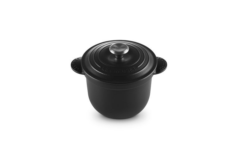 Le Creuset Gietijzer Every Cocotte Mat Zwart 18CM 2L