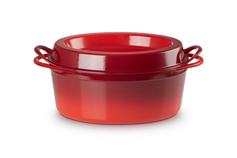 Le Creuset Gietijzer Doufeu Kersenrood 32CM 7,2L