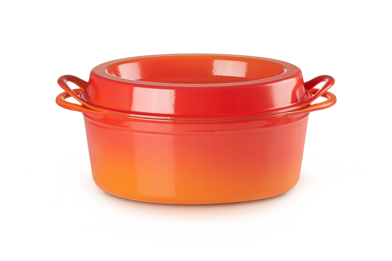 Le Creuset Gietijzer Doufeu Oranjerood 32CM 7,2L