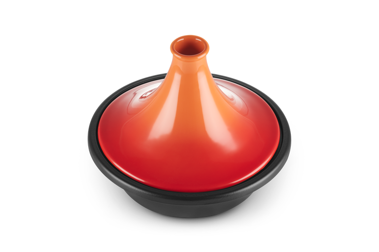 Le Creuset Gietijzer Tajine Oranjerood 31CM 3,7L