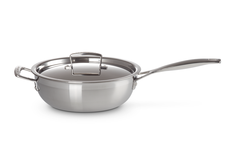 Le Creuset RVS Chef's Pan met anti-aanbak 24CM