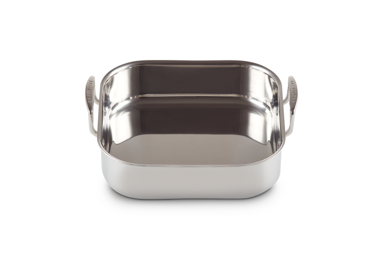 Le Creuset RVS Vierkante Braadslede 26CM