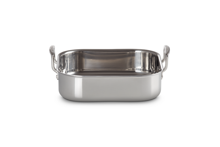 Le Creuset RVS Vierkante Braadslede 26CM