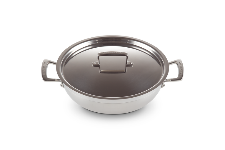 Le Creuset RVS Provençaalse Sauteerpan 30CM 4,8L