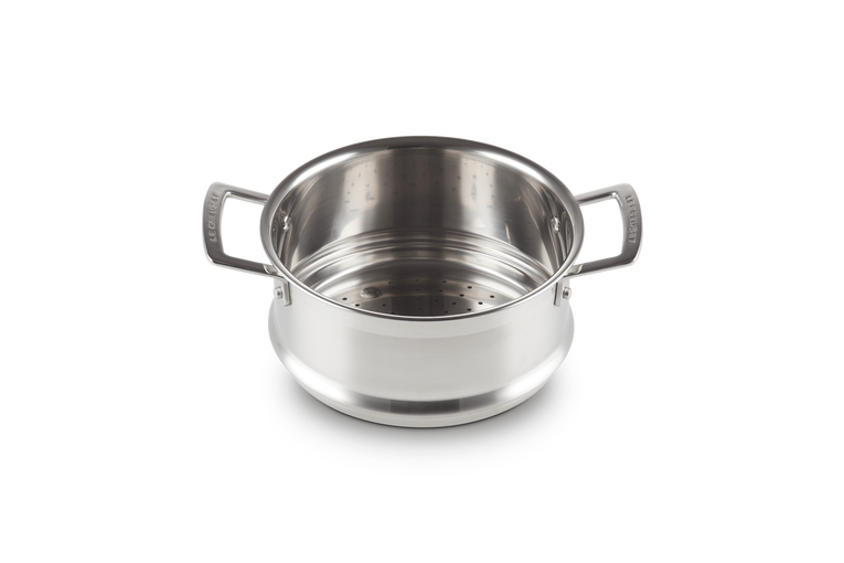 Le Creuset RVS Stoominzet 20CM
