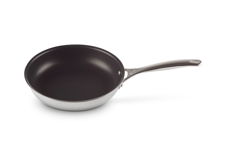 Le Creuset RVS Koekenpan met anti-aanbak 24CM