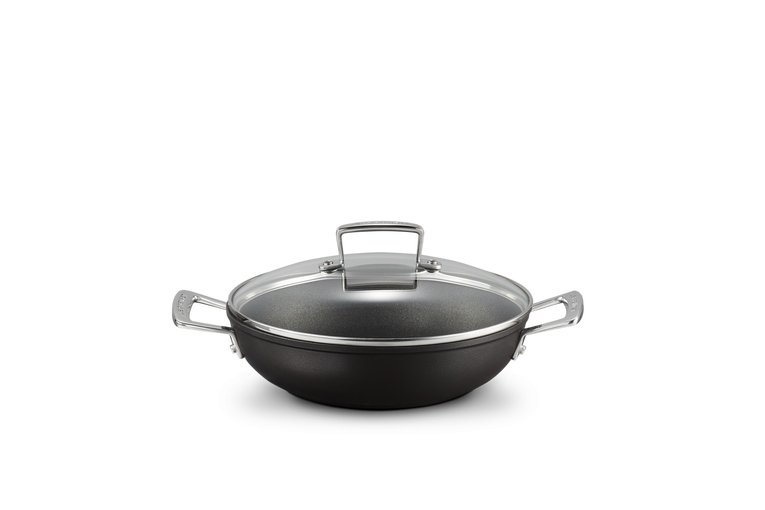 Le Creuset Anti-Aanbak Provençcaalse Sauteerpan met glazen deksel