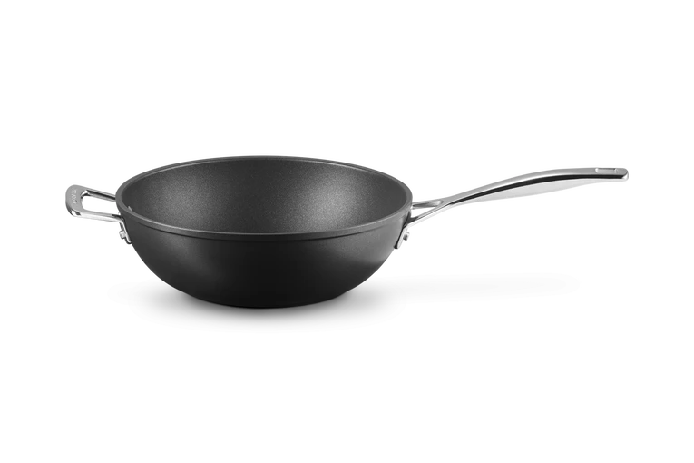Le Creuset Anti-Aanbak Wokpan met extra handvat