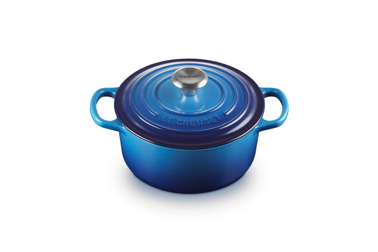 Le Creuset Gietijzer Ronde Stoofpan Azure