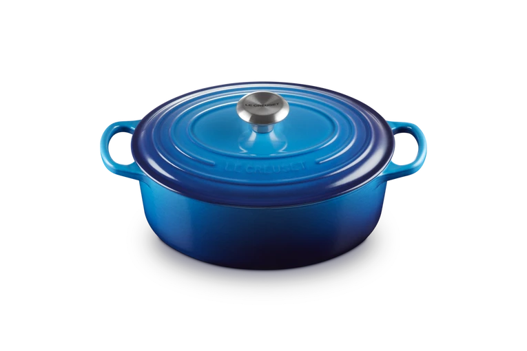 Le Creuset Gietijzer Ovale Stoofpan Azure