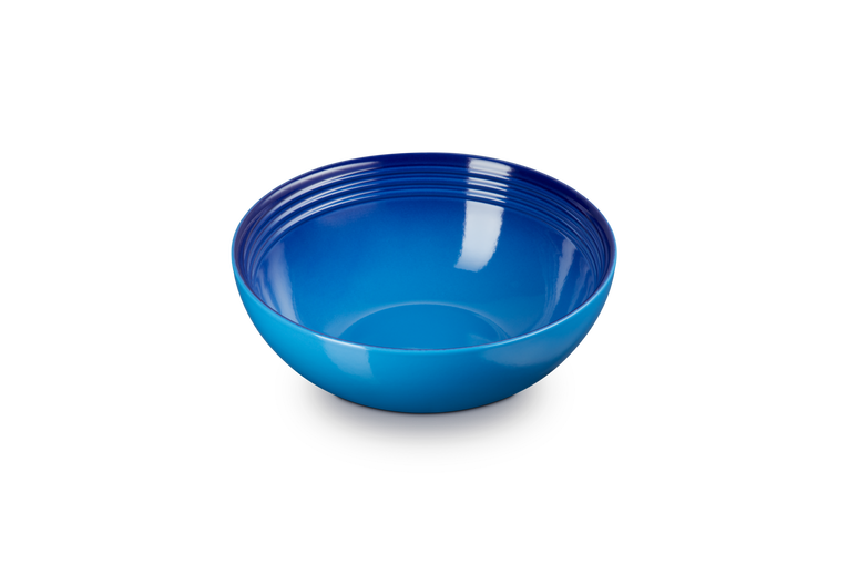 Le Creuset Aardewerken Saladeschaal Azure 24CM 2,2L
