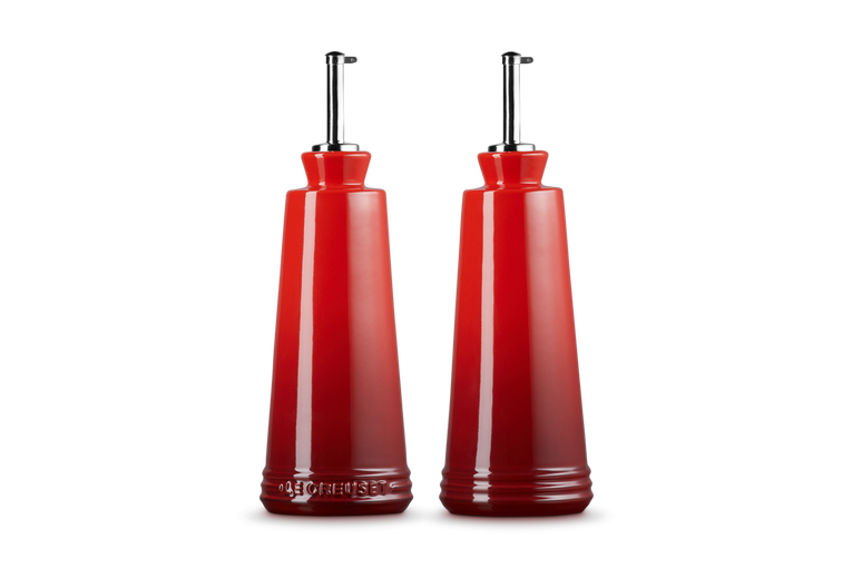 Le Creuset Aardewerken Olie- en Azijnset Kersenrood 20x9CM 0,3L