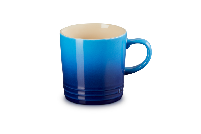 Le Creuset set van 4 Aardewerken Mokken Azure 350ML