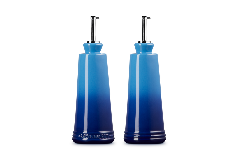Le Creuset Aardewerken Olie- en Azijnset Azure 20x9CM 0,3L