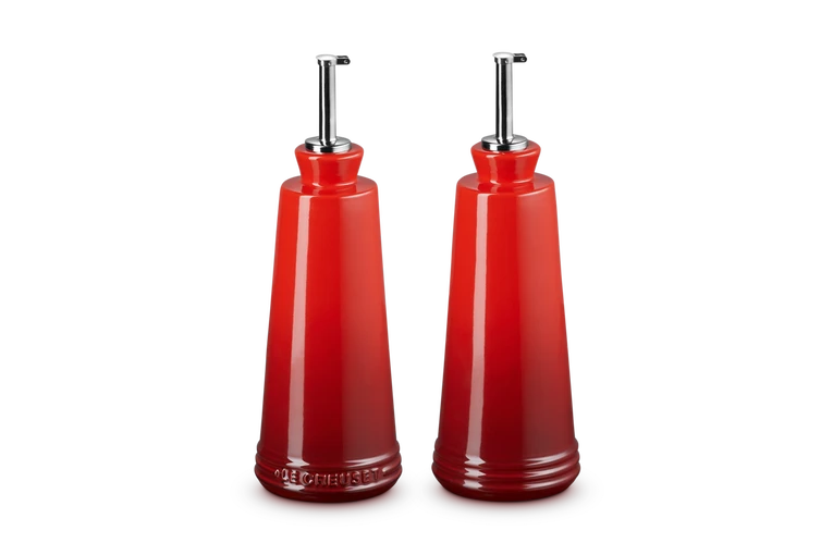 Le Creuset Aardewerken Olie- en Azijnset Kersenrood 20x9CM 0,3L