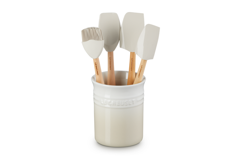 Le Creuset Silicone Premium set van 5 Spatels Meringue