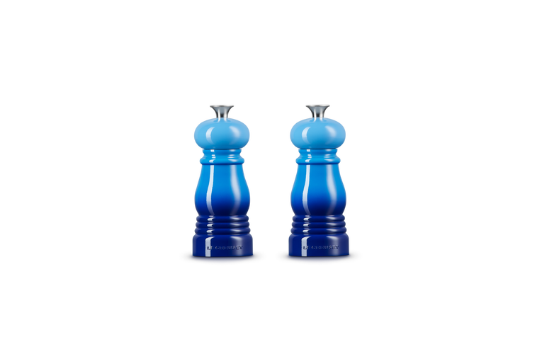 Le Creuset Set van Peper-en Zoutmolen Azure 12CM