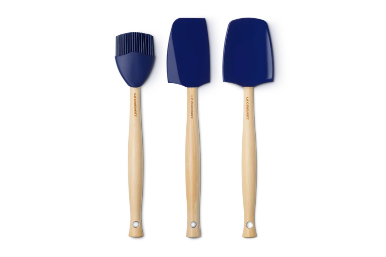 Le Creuset Silicone Premium set van 3 Spatels Azure