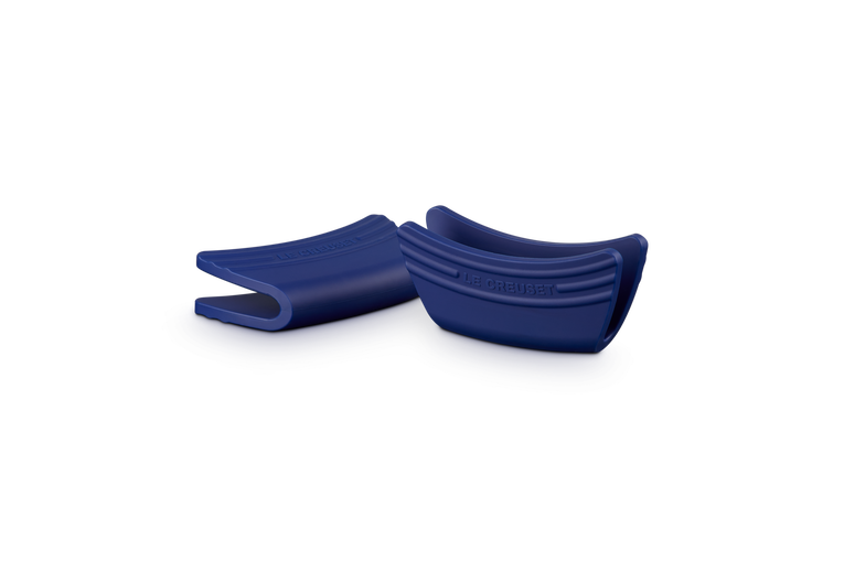 Le Creuset 2 Silicone Handvatten Azure 12x6,5CM