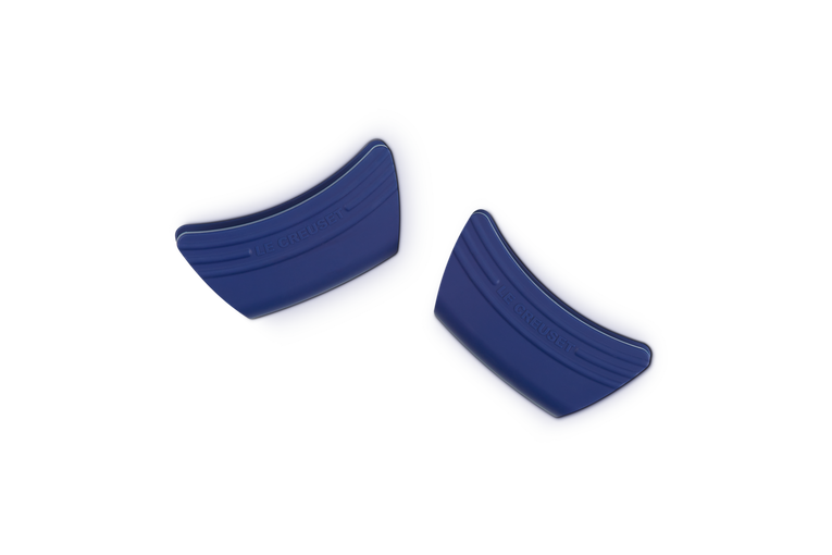 Le Creuset 2 Silicone Handvatten Azure 12x6,5CM