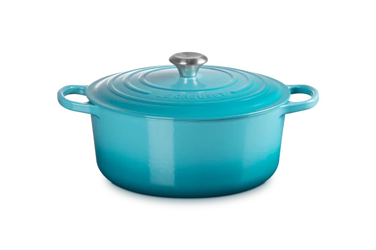 Le Creuset Signature Ronde Braadpan Caribbean Blue