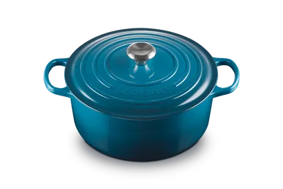 Le Creuset Signature Ronde Braadpan Deep teal