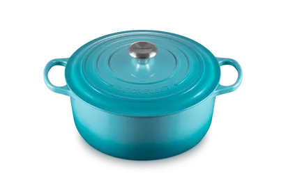Le Creuset Signature Ronde Braadpan Caribbean Blue