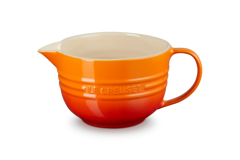 Le Creuset Aardewerken Beslagkom Oranjerood 2L
